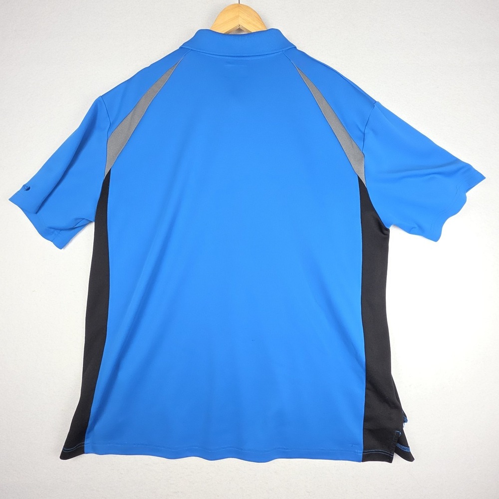 Grand Slam‎ Airflow Mens Golf Polo XXLT Vibrant Blue Short Sleeve Breathable - Picture 7 of 16